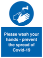 MP6039: Please wash your hands - prevent the spread of Covid-19