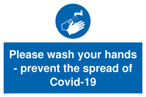MP6039: Please wash your hands - prevent the spread of Covid-19