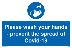 MP6039: Please wash your hands - prevent the spread of Covid-19