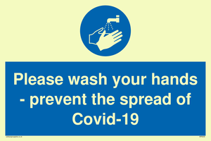 MP6039: Please wash your hands - prevent the spread of Covid-19