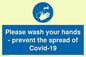 MP6039: Please wash your hands - prevent the spread of Covid-19