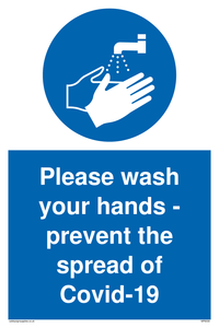 MP6039: Please wash your hands - prevent the spread of Covid-19