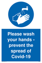 MP6039: Please wash your hands - prevent the spread of Covid-19