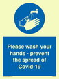 MP6039: Please wash your hands - prevent the spread of Covid-19
