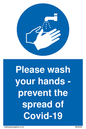 MP6039: Please wash your hands - prevent the spread of Covid-19
