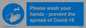 MP6039: Please wash your hands - prevent the spread of Covid-19