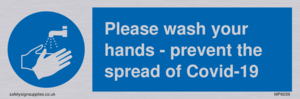MP6039: Please wash your hands - prevent the spread of Covid-19