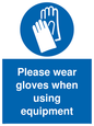 MP6046: Please wear gloves when using equipment