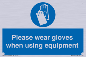 MP6046: Please wear gloves when using equipment