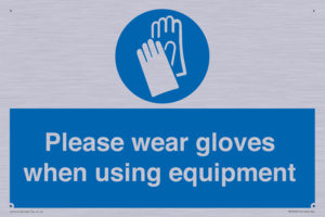 MP6046: Please wear gloves when using equipment