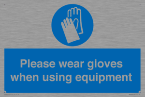 MP6046: Please wear gloves when using equipment