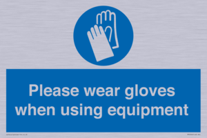 MP6046: Please wear gloves when using equipment