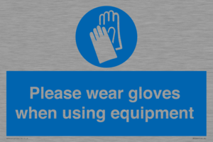 MP6046: Please wear gloves when using equipment