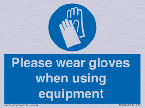 MP6046: Please wear gloves when using equipment