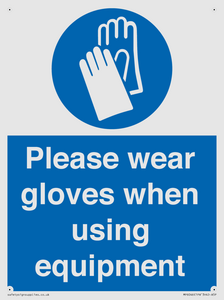 MP6046: Please wear gloves when using equipment