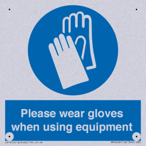 MP6046: Please wear gloves when using equipment