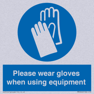 MP6046: Please wear gloves when using equipment