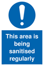 MP6058: This area is being sanitised regularly