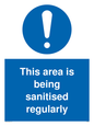 MP6058: This area is being sanitised regularly