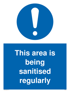 MP6058: This area is being sanitised regularly