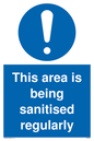 MP6058: This area is being sanitised regularly