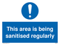MP6058: This area is being sanitised regularly