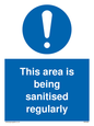 MP6058: This area is being sanitised regularly