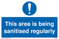 MP6058: This area is being sanitised regularly