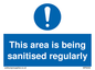 MP6058: This area is being sanitised regularly