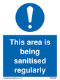 MP6058: This area is being sanitised regularly