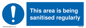 MP6058: This area is being sanitised regularly