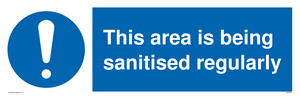 MP6058: This area is being sanitised regularly