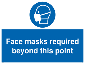 MP6095: Face masks required beyond this point