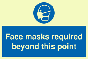 MP6095: Face masks required beyond this point