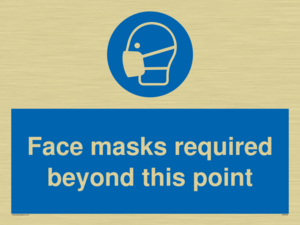 MP6095: Face masks required beyond this point