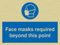 MP6095: Face masks required beyond this point