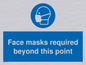 MP6095: Face masks required beyond this point