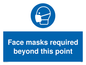 MP6095: Face masks required beyond this point