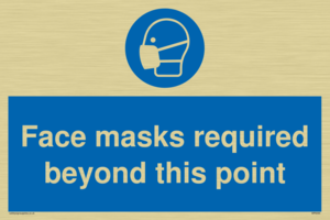MP6095: Face masks required beyond this point