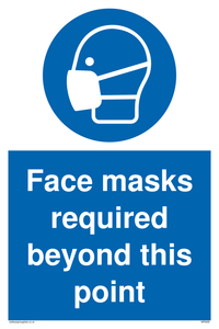 MP6095: Face masks required beyond this point