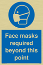 MP6095: Face masks required beyond this point