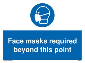 MP6095: Face masks required beyond this point