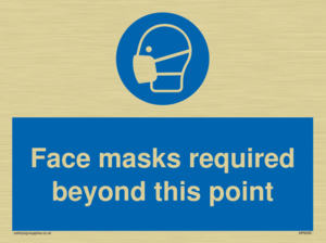 MP6095: Face masks required beyond this point