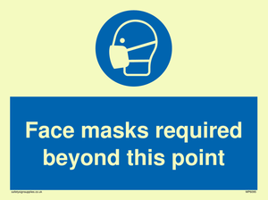 MP6095: Face masks required beyond this point