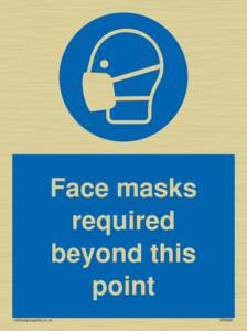 MP6095: Face masks required beyond this point