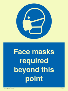 MP6095: Face masks required beyond this point