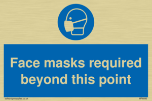 MP6095: Face masks required beyond this point