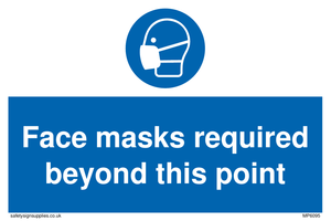MP6095: Face masks required beyond this point
