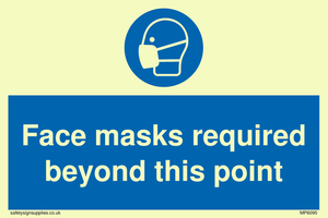 MP6095: Face masks required beyond this point