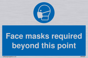 MP6095: Face masks required beyond this point
